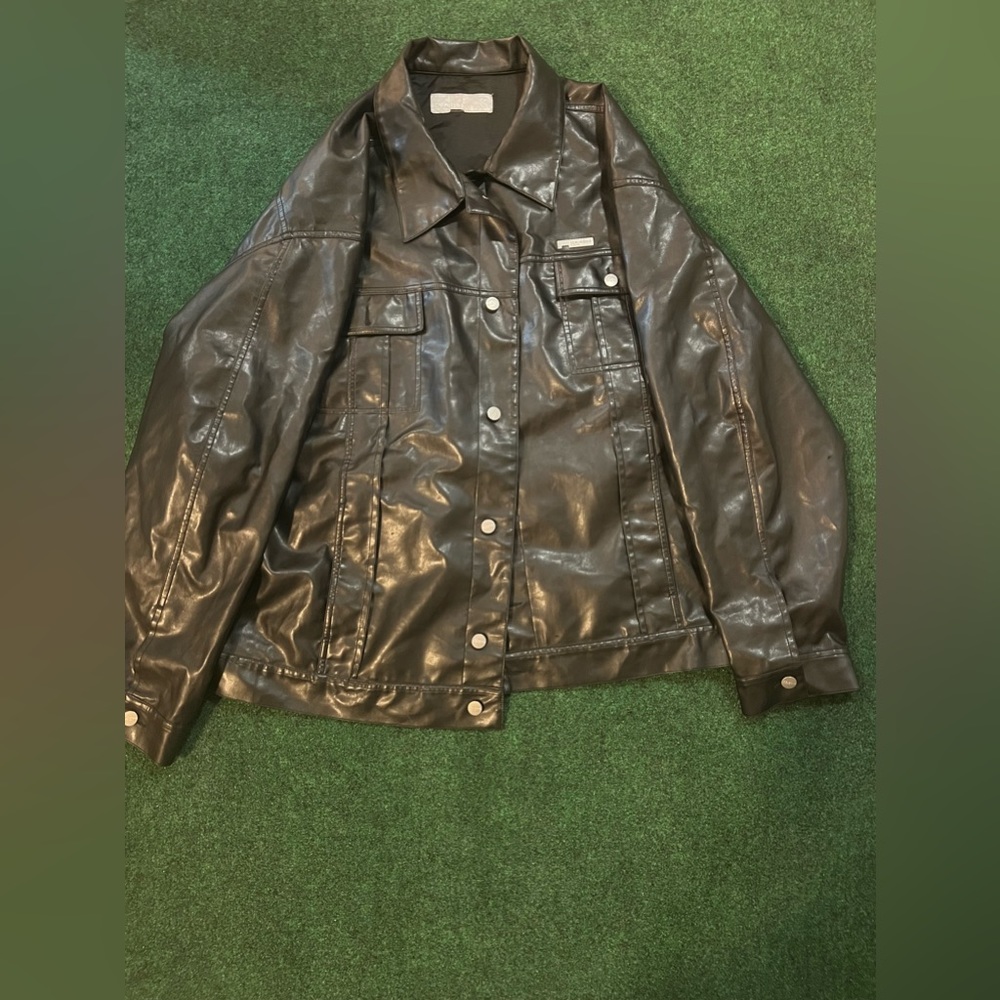 Ice Jeans “iceberg” leather Jacket